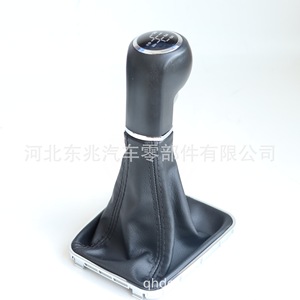 Opel Zafira B Gear <b>Shift</b> <b>Knob</b> Leather Ergonomic 5 Speed Manual Transmission Replacement Part - Product Image 3