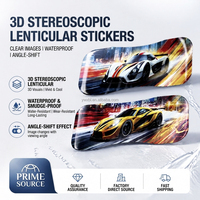 Autocollants 3D lenticulaires à effet de bascule préférés des enfants, décoration DIY pour trousse à crayons, boîte à lunch, organisateur de rangement, commande en gros personnalisée