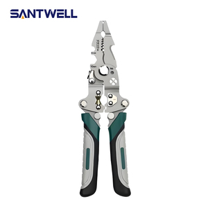 Wholesale 6-in-1 Multi-functional Wire Stripper Pliers <b>Long</b> <b>Nose</b> Pliers for Electrician Cutting Crimping Portable Tool Kit - Product Image 3