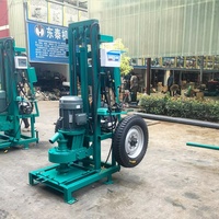 Foreuse de puits d'eau portable électrique 3KW 220V, prix fabricant pour une foreuse de 100 mètres
