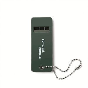 Custom Logo 2026 Company <b>Gift</b> Flat Plastic Whistle for Survival with Multiple Frequencies - Product Image 3