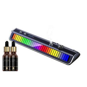 Diffuseur d'air pour tableau de bord de <span class=keywords><strong>voiture</strong></span>, <span class=keywords><strong>parfum</strong></span>, fragrance, musique RGB colorée, capteur de musique, <span class=keywords><strong>parfum</strong></span> de haute qualité dans la <span class=keywords><strong>voiture</strong></span>, lumière d'<span class=keywords><strong>ambiance</strong></span> LED, température - Product Image 1