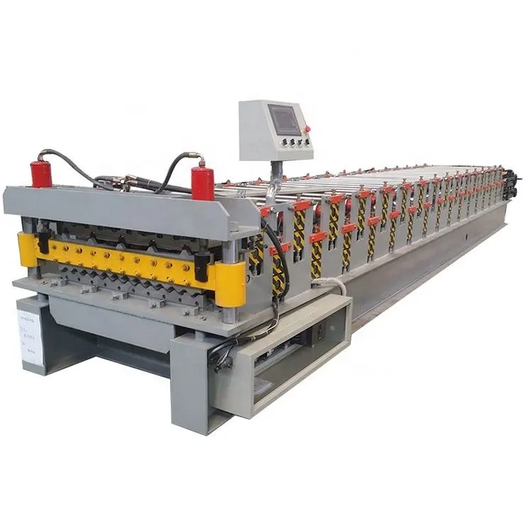 TR4 and TR5 Double trapezoidal layer roof tile building material making machine