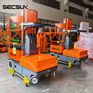 SECSUN Order pemetik angkat elektrik, 3 Meter 4 Meter 5 Meter 6 Meter 300kg Platform pengangkat udara elektrik dengan palet - Product Image 4