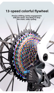 Bicicleta de Carretera CYCTRAC R18, de Fibra de Carbono, 700c, 13 Velocidades, Frenos de Disco de Aceite Delanteros/Traseros - Product Image 6