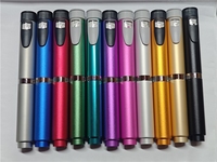 Stylo de distribution de dose en verre réutilisable en gros, avec capuchon métallique, multicolore, compatible cartouche 3ml, ODM OEM