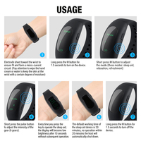 Nouvel Outil Portable 2026 pour Améliorer l'Humeur et la Relaxation : Montre Hypnotique à Micro-courant, Recharge USB, Aide au Sommeil Intelligente