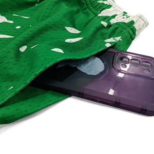 Custom Heavy Dark <b>Pink</b> Mid Thigh 5 Inch <b>Mens</b> Gym Mesh <b>Shorts</b>, Half Pants Quick Dry Fitness Anime Sublimation <b>Men's</b> Mesh <b>Short</b> - Product Image 3