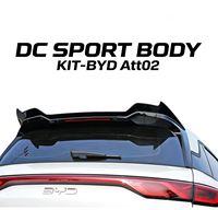 Kit de Carrocería Nuevo para BYD Yuan up 2025, Alerón Delantero de PP, Difusor Trasero, Alerón de Techo, Negro Brillante, Accesorios Exteriores con Clip