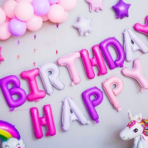 China Marca promocional <span class=keywords><strong>Feliz</strong></span> <span class=keywords><strong>cumpleaños</strong></span> anniversaire carta oro globo números de helio de ballon - Product Image 1