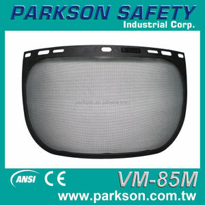 Protector Facial de Grado Industrial para Industria Pesada de Taiwán, Resistente a Impactos, Antivaho, con Malla Metálica, Visera Protectora, CE EN166 VM-85M - Product Image 2