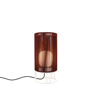 Lámpara de Pie Minimalista de Hilo de Seda Tejida a Mano, Fuente de Luz LED E27, Iluminación Cálida para Sala de Estar, Dormitorio, Apartamento - Product Image 5