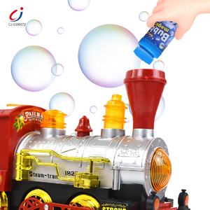 Chengji bulle jouet <span class=keywords><strong>train</strong></span> dernier été extérieur électrique classique locomotive à vapeur fabricant de bulles musique enfants machine à bulles - Product Image 2
