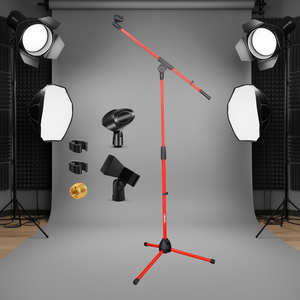 Soporte de Micrófono DB Boom Arm, Trípode Ajustable de 18-72 Pulgadas, Soporte de Micrófono Portátil de Metal, Modelo D0100H5H762 - Product Image 2