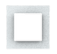 Panneau en verre gris cristal LIVOLO pour interrupteur mural intelligent, couvercle décoratif en verre trempé, plusieurs designs disponibles