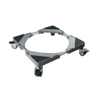 Support de base mobile multifonctionnel pour machine à laver manuelle avec étagère de rangement en PP, couvercle rabattable et conception de <span class=keywords><strong>tambour</strong></span> à roues ondulées - Product Image 4