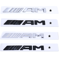 Emblème de coffre arrière de voiture avec lettres AMG pour Mercedes Benz W124 W204 W201 W205 W204 W203 W212 W211, logo, insigne, étiquette, autocollant