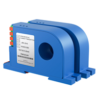 Transduser Sensor arus 4-20mA 0-10v 0-5v RS485 pemancar sinyal arus AC DC 0-600A DC24V Hall konverter Sensor arus