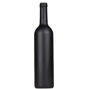 Bouteilles de vin en verre revêtu noir mat, 750ml, 12 pièces, différentes tailles, pour vin fait <span class=keywords><strong>maison</strong></span> - Product Image 3