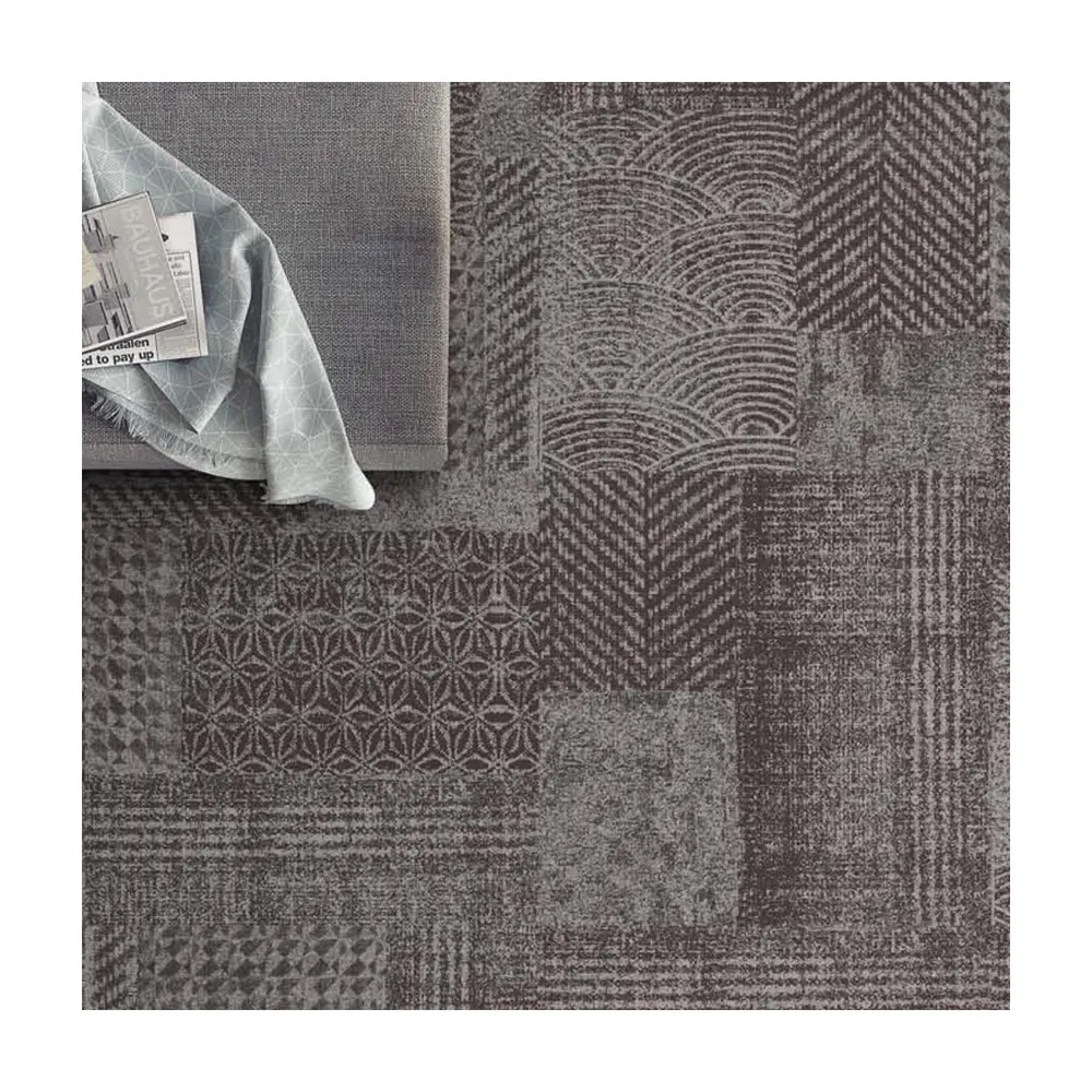 HJ 에코 프렌들리 프린트 3D 카펫 새로운 디자인 상업용 바닥 카펫 타일