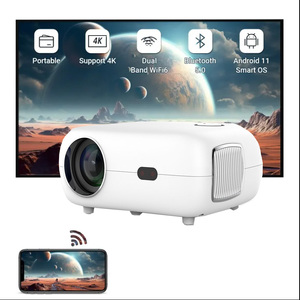 โปรเจคเตอร์พกพา LCD สำหรับโทรศัพท์และแล็ปท็อป Q9 พร้อม WiFi 5G อัตโนมัติ สำหรับใช้งานกลางวัน ปิดผนึกอย่างสมบูรณ์ ผลิตจากโรงงาน - Product Image 1