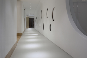 Tùy chỉnh acrylic rắn bề mặt Văn Phòng Thương mại xây dựng nhiều hình dạng tường thiết kế mở văn phòng - Product Image 4