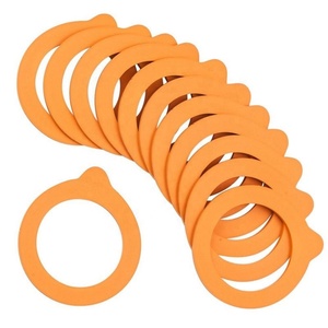 <span class=keywords><strong>Guarnizioni</strong></span> in Silicone Piatto per Alimenti, Anelli di Tenuta in Gomma Siliconica per Barattoli di Vetro - Product Image 3