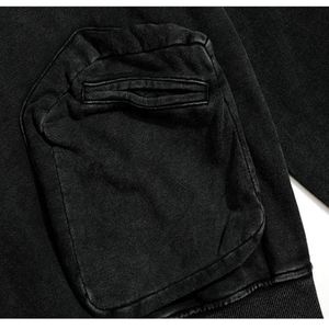 Sweat à capuche surdimensionné brodé personnalisé, poids lourd, délavé à l'acide 100% coton, teint uni, saison d'hiver pour hommes et femmes - Product Image 2