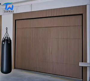 <span class=keywords><strong>Porte</strong></span> de <span class=keywords><strong>garage</strong></span> en acier et alliage d'aluminium TW, design moderne et élégant pour usage commercial, isolation phonique - Product Image 4