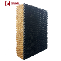 Coussin de refroidissement en nid d'abeille lavable à revêtement noir pour serre, pour élevage de volailles et poulaillers, direct usine