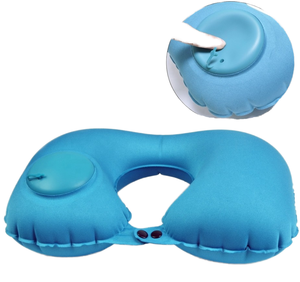 Biểu Tượng Tùy Chỉnh Được Chấp Nhận <span class=keywords><strong>Inflatable</strong></span> Hình Dạng U Du Lịch Cổ Gối Thực Tế PVC Tựa Đầu Bộ Nhớ Bọt Ngủ Điều Dưỡng Khỏe Mạnh Máy Bay - Product Image 2