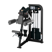 Machine d'exercice multifonctionnelle pour la poitrine, les épaules, les bras et les muscles abdominaux, réglable, sûre, construction en acier durable, usage commercial