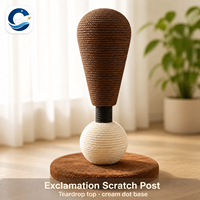 Griffoir pour chat en sisal coloré de taille moyenne à grande, arbre à chat en corde de chanvre peu encombrant, durable, sans éclats, structure d'escalade pour chat