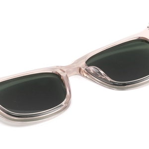 Gafas de sol rectangulares unisex con montura completa, montura negra, protección UV400, protección solar para adultos - Product Image 4
