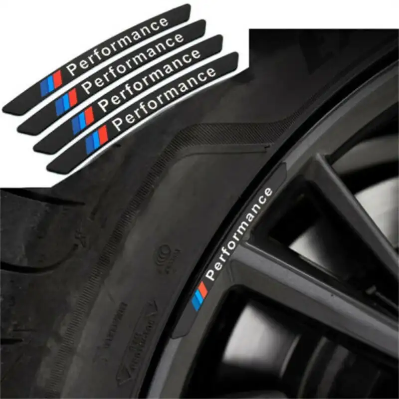 Stiker Roda Mobil Aluminium, Dekorasi Pelek Lencana Logo Emblem, Stiker M Power Olahraga Hub Roda Mobil, Lencana Aluminium untuk BMW