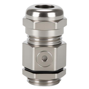 Conector Ventilado de Latón Niquelado, Conector de Cable Metálico para Exteriores a Prueba de Agua con Adaptadores y Conectores de Prensaestopas - Product Image 4