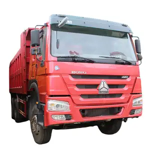 Preço de fábrica Segunda Mão 10 Wheeler Caminhão Basculante Sino Sinotruk Howo LHD RHD 30 ton 420 6x4 A7 Tipper Usado Caminhões Basculantes Para Venda