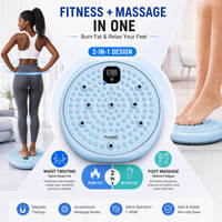 Tabla de Ejercicios Giratoria, Equipo de Rehabilitación, Accesorio Inteligente para Fitness, Tapete de Acupresión para el Hogar, Máquina para Girar la Cintura