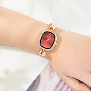 Reloj de Mujer Ms <span class=keywords><strong>TADI</strong></span> Ecológico con Movimiento de Cuarzo, Estilo Antiguo, con Incrustaciones de Diamantes, Estilo INS, Correa Ovalada Delgada de Acrílico - Product Image 1