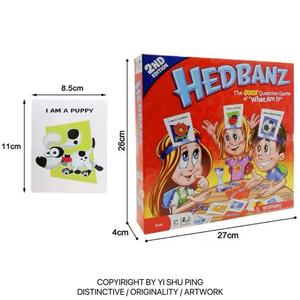 เกมทายสิว่านั่นคือใคร Hedbanz <span class=keywords><strong>ภาษา</strong></span>อังกฤษทั้งหมด เกมกระดานสำหรับครอบครัว พ่อแม่ลูก เกมการ์ดแสนสนุก เกมปริศนาเพื่อ<span class=keywords><strong>การ</strong></span>เรียนรู้ เกมปาร์ตี้แบบอินเทอร์แอคทีฟ - Product Image 2