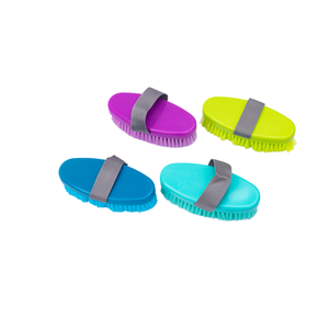 Fourniture d'usine Customiazation poignée en plastique nettoyage <span class=keywords><strong>brosse</strong></span> à cheveux <span class=keywords><strong>cheval</strong></span> Groomingh outil <span class=keywords><strong>cheval</strong></span> corps <span class=keywords><strong>brosse</strong></span> - Product Image 1