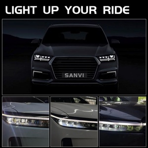 Sanvi 35W Auto <b>Lighting</b> System 6000K & 4300K 1.5 Inch Car LED <b>Projector</b> Lens Headlight Modules New Condition 12V Volta - Product Image 6