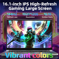 Ordinateur portable de jeu 16,1 pouces 16:10 Intel i9-13900HK SSD 14 cœurs RTX4060 8G Écran IPS 16 Go DDR 144Hz Rétroéclairage RVB Anglais – Vente en gros OEM ODM