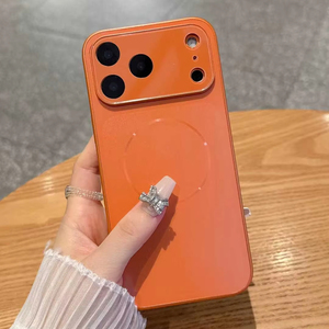 New Mùa Thu Bộ Sưu Tập Orange PC Trường Hợp Đ<span class=keywords><strong>i</strong></span>ện Thoạ<span class=keywords><strong>i</strong></span> Lớn Máy Ảnh Khung Tự Động Tập Trung Từ AG Đ<span class=keywords><strong>i</strong></span>ện Thoạ<span class=keywords><strong>i</strong></span> Di Động Trường Hợp Đố<span class=keywords><strong>i</strong></span> Vớ<span class=keywords><strong>i</strong></span> Iphones 16 17 Pro Max - Product Image 1