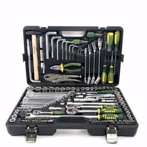 138 mảnh Ổ cắm cờ lê tự động sửa chữa công cụ Kìm kết hợp hỗn hợp nhà tay công cụ thiết lập - Product Image 1