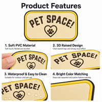 Écusson en caoutchouc PVC souple 3D personnalisé avec logo en relief, étiquette de marque personnalisée pour vêtements, sacs, chapeaux, accessoires vestimentaires OEM