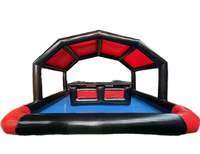 2025 NOUVELLE ARRIVÉE PERSONNALISÉE Arrière-cour Adulte NOIR et ROUGE Bar Gonflable Piscine Coloré Bar Gonflable Extérieur