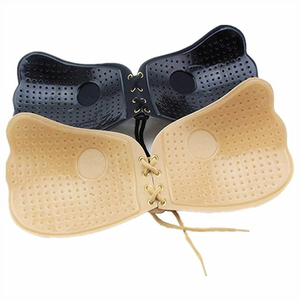 स्ट्रिंग स्टिकी विंग स्ट्रैपलेस पुश अप ब्रा सिलिकॉन चिपकने वाला बैकलेस अदृश्य ब्रा - Product Image 5