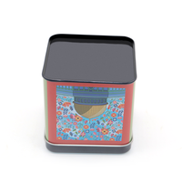 Bon prix haute qualité 250ml boîte de conserve de luxe forme carrée 150g thé étain emballage conteneur