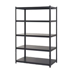 Estante de almacenamiento de acero, estante de metal para almacenamiento de cocina grueso, estantería de fácil montaje, estantes apilables con pernos - Product Image 1